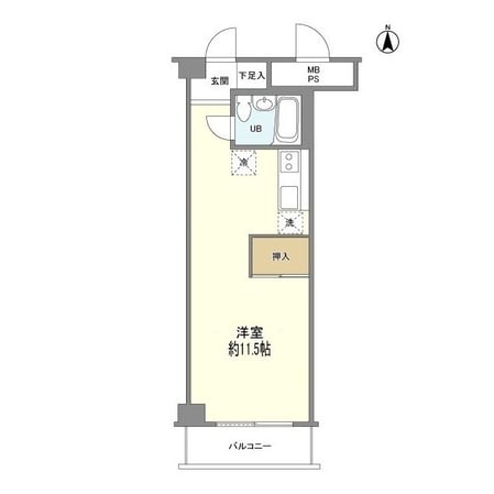 ハイラーク本牧の物件間取画像